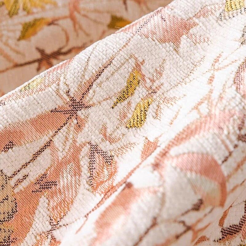 Luxury European Pink Sofa Cover Four Seasons Universal Chenille Sofa Cushion Home Living Room Decoration Jacquard Couch Covers