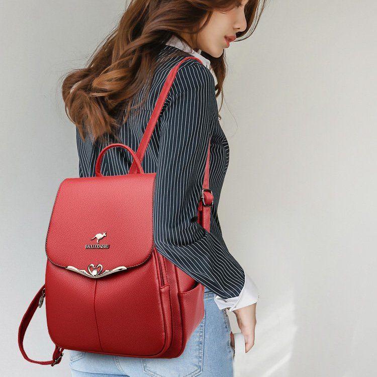 2024 Women's Summer Fashion Travel Backpack: Large Capacity, Stylish Anti-Theft, Light Luxury, All-Match Design