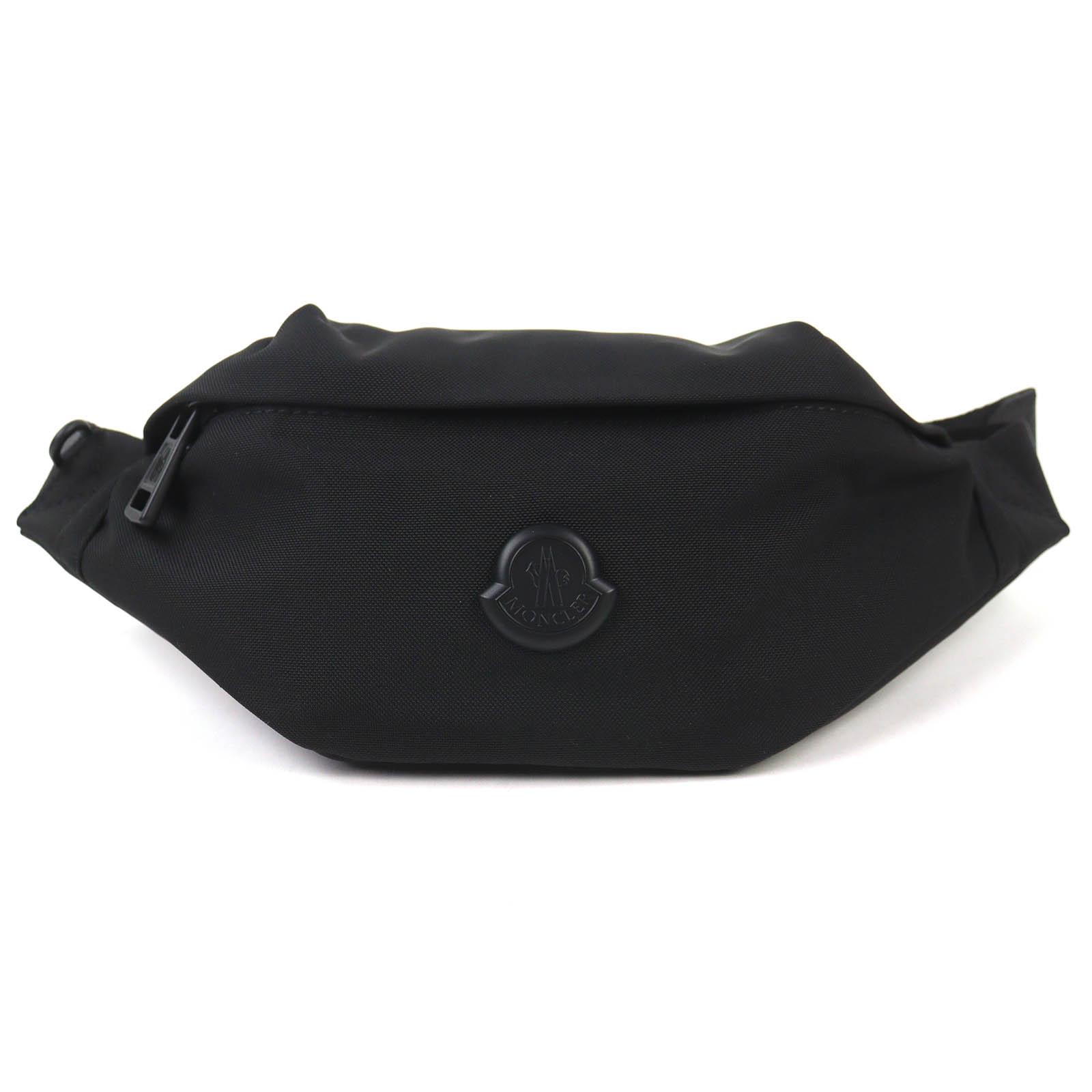 

Great MONCLER Sling bag DURANCE SMALL BELT BAG Icon Logo black 5M00001 Used