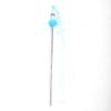 Simulation Feather Interactive Cat Toy Satin Ribbon Bell Cat Stick Toys Kitten Playing Teaser Wand Supplies Accessories