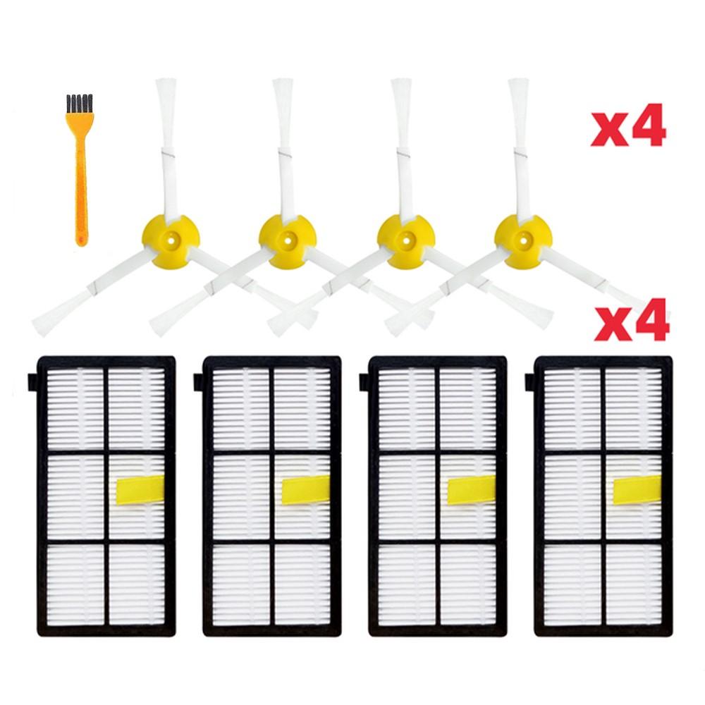 Hauptseitenbürste Hepa-Filter für iRobot Roomba 800 900 Serie 860 870 880 890 960 966 980 Teile Roboterstaubsauger Zubehör