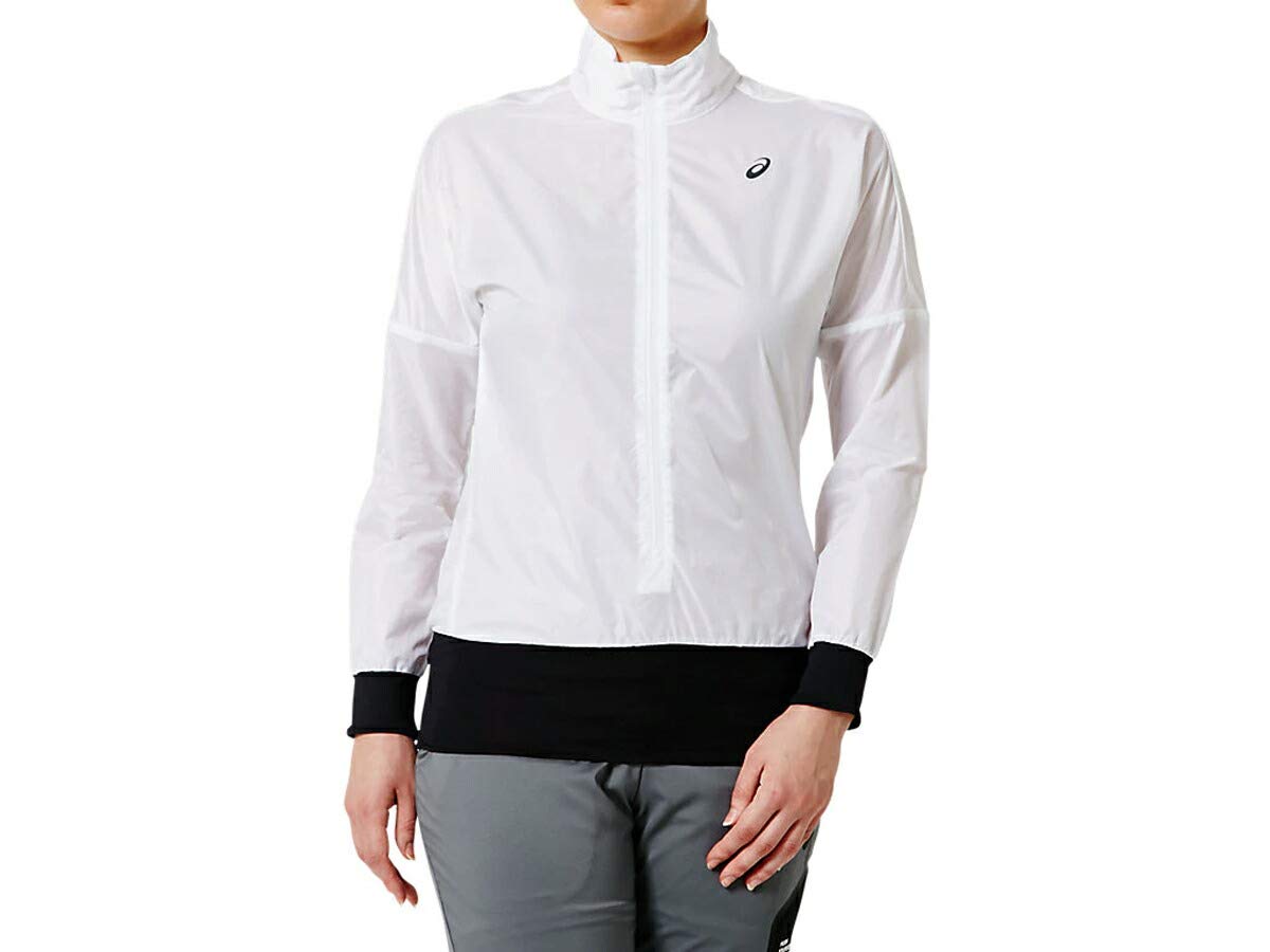 

Одежда для бега Беговая упаковываемая куртка-пуловер 2012A386 Ярко-белый Япония L до японского размера [Asics] Женская (эквивалент L)