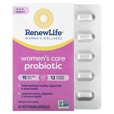 Women's Care Travel Size, Ultimate Flora Probiotic, 15 Billion Probiotics, 30 Veggie Capsules