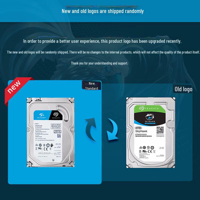 Seagate Cool Eagle 2TB 256MB SATA CMR 3.5" Surveillance Hard Drive