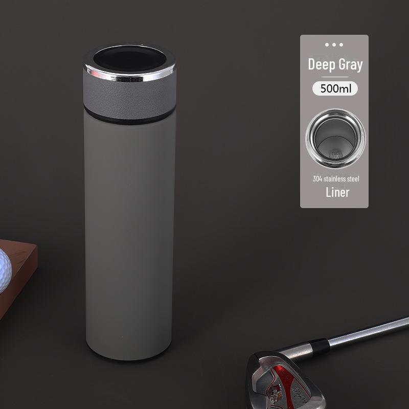 Guochao Chytrá termoska: Nerezový hrnek s displejem teploty - Elegantní čínský styl, obchodní dárek s vlastním logem