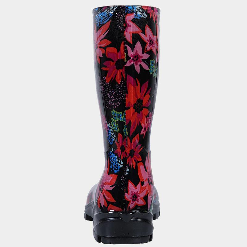 Fashion Kidmi Summer Women's Rain Boots Fashion Women Waterproof Boots Outdoor Work Anti-Slip Home Boots Soft Comfortable Rubber Shoes
