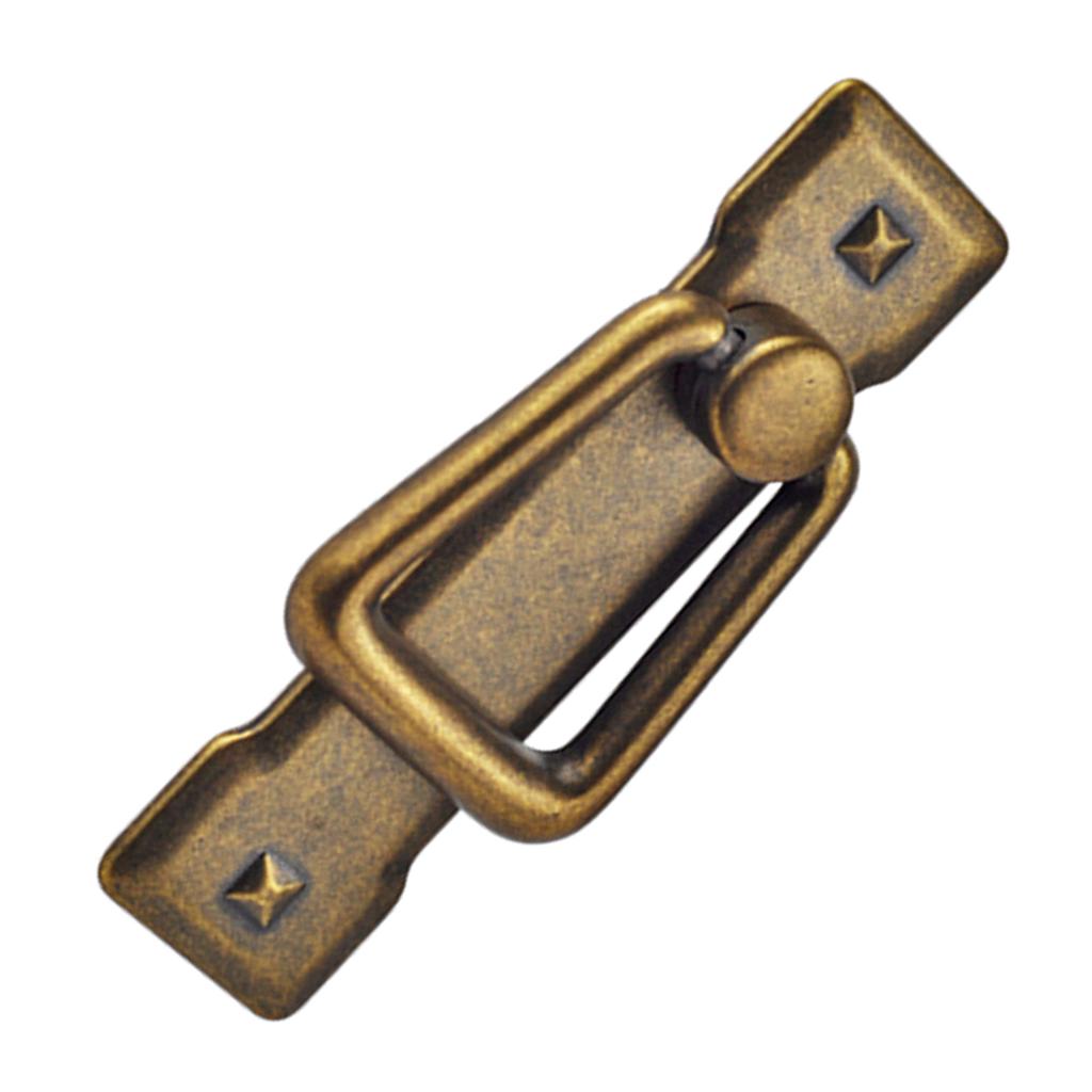 Wardrobe Rings Pulls Zinc Alloy Dressers Knob Cupboard Handle Vintage Furniture Handle Bedside Cabinet Pull Hardware