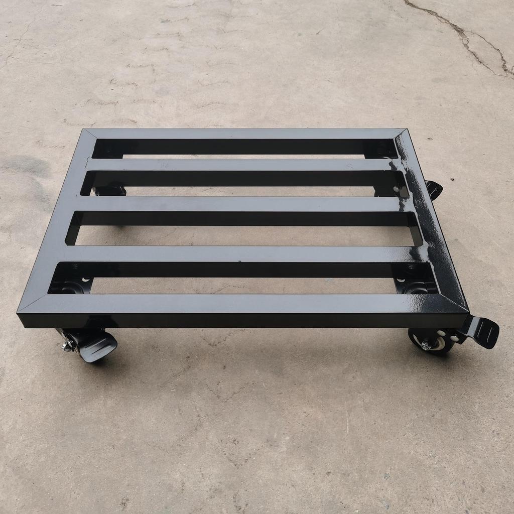 Heavy Duty Flatbed Trolley with Large Wheels for Transport