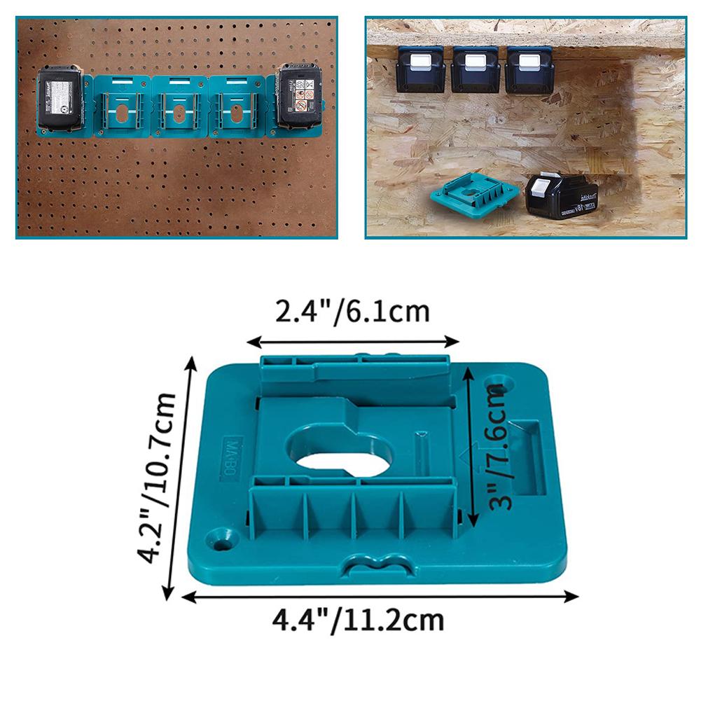 Organize Your Workshop with 5 Pack Battery Holders for 18V Batteries