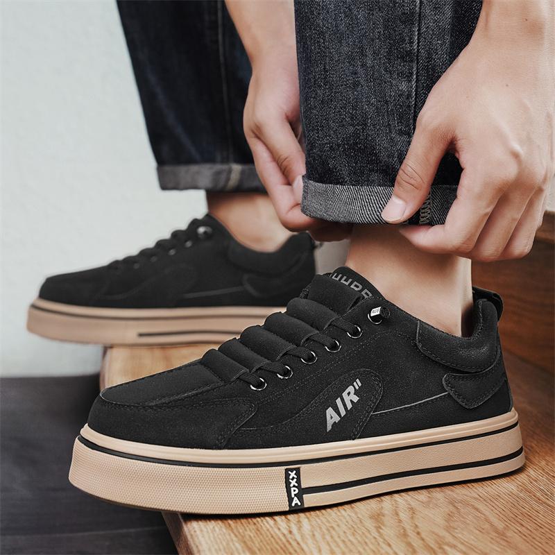 Fashion Platform Mens Casual Sport Shoes Breathable Lightweight Walking Sneakers Comfortable Non-slip Board Shoes Athletic Shoes