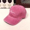 Borduur Baseballpet Dames Gewassen Katoen Snapback Vizierpet Dames Dame Buiten Gebruik Zonbescherming Pet Mode Letterprints