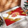Футбольный ковер Monaco FC с футбольным узором, мягкий ковер для пола, нескользящий ковер для помещений, спортивный декоративный коврик для спальни