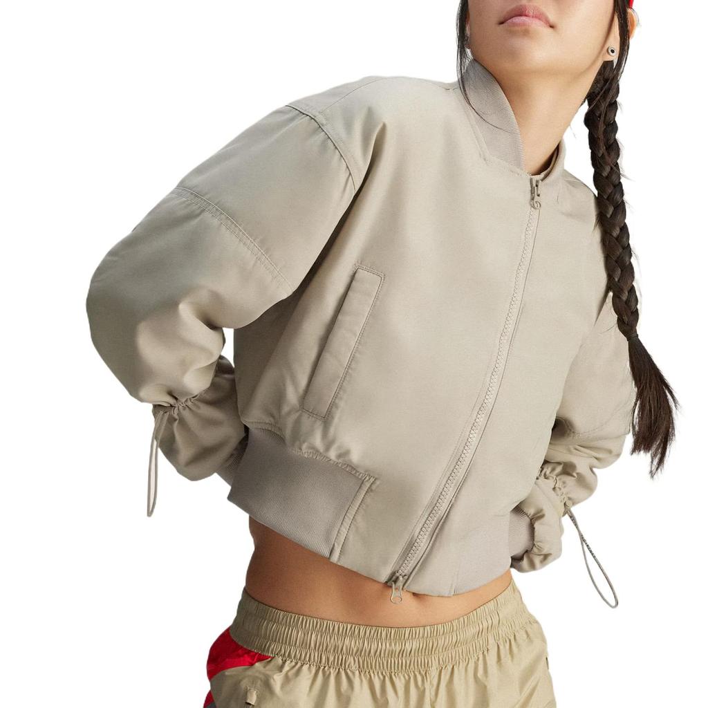 Adidas Asmc Sw Bom Cro Early Spring Series Warm Comfortable Breathable Soft Cotton Jacket Women Jacket Desert-Yellow JF6029