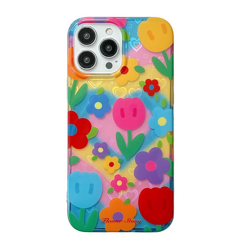 Colorful Tulip Stand for iPhone 14-17 & Apple 15-16 Cases
