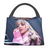 Ayliva Cool Singer Insulated Lunch Bag for Women Kids Leakproof Food Boxes Thermal Lunch Box Tote