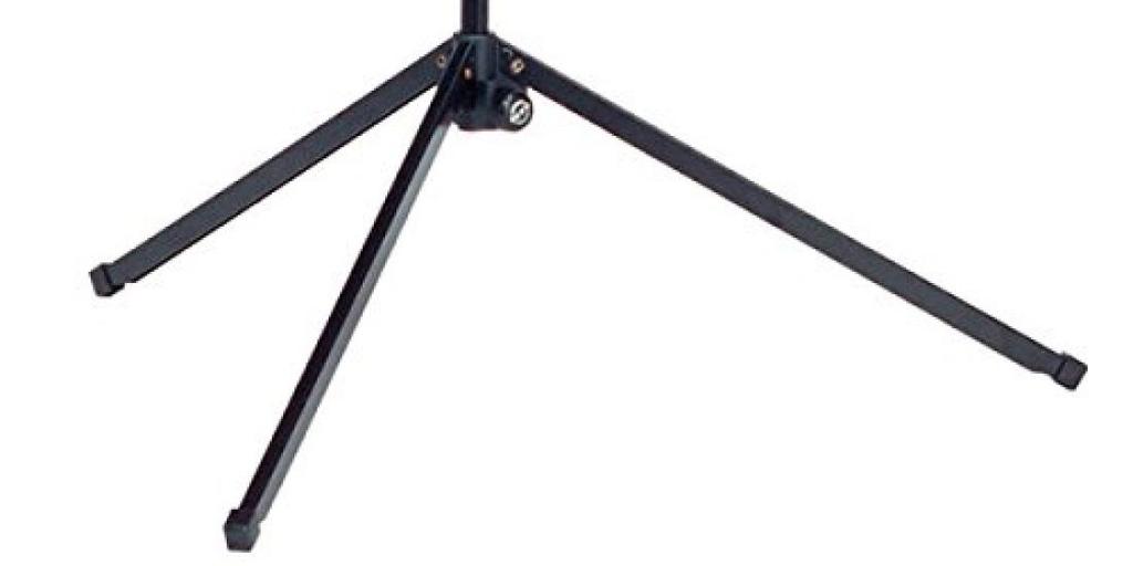 K&M Folding Music Stand, Standard Model, Black, 1001B