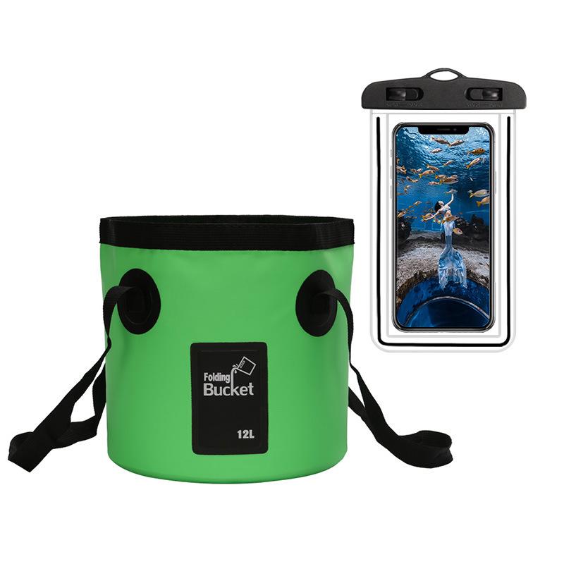 Portable Folding Waterproof Travel Fishing Bucket Bag