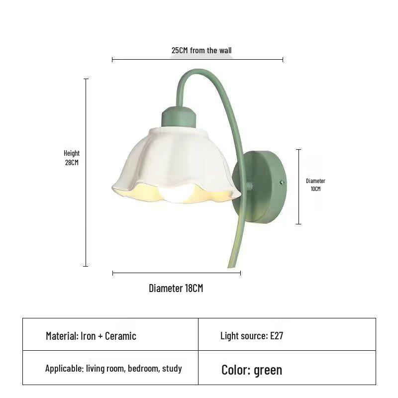 Lily of the Valley Retro Wall Sconce - French Country Style