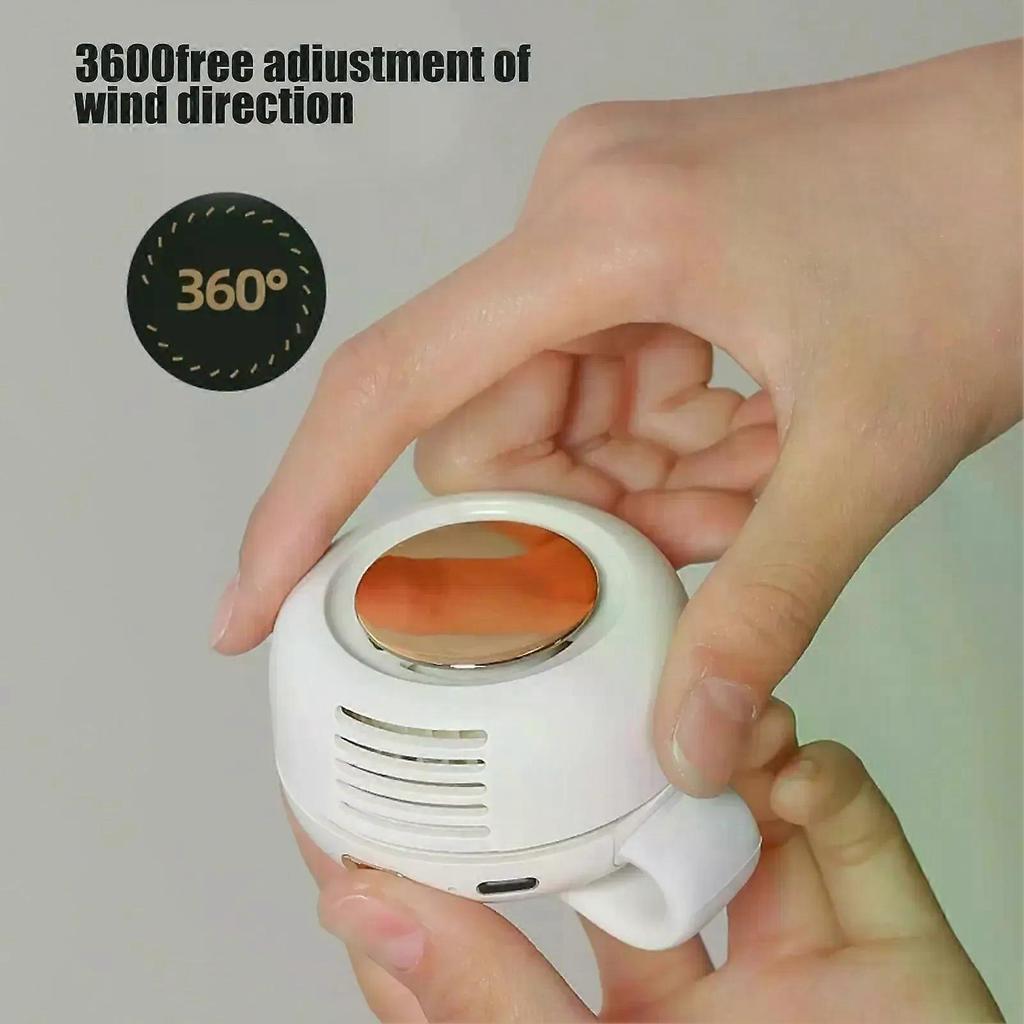 MF019 Mini Whirlwind Tragbarer Aufsteck-Ladeventilator mit Taillenclip Mini Whirlwind-Ventilator mit 3 Geschwindigkeiten Freisprecheinrichtung Leiser starker Wind