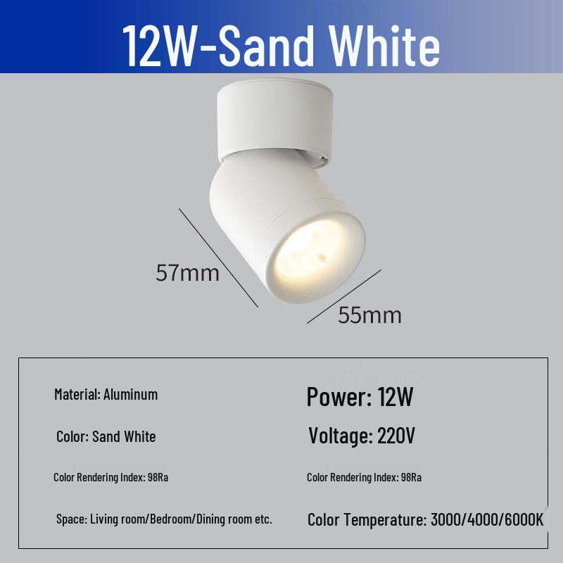 

Nufeng Surface-Mounted Adjustable LED Spotlight