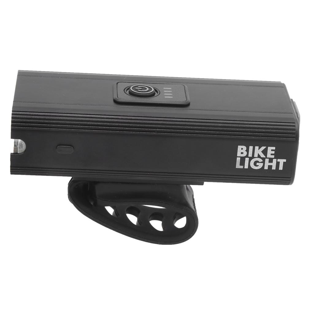 Bike Front Light USB Rechargeable LED Battery Indicator Waterproof Bicycle Headlight