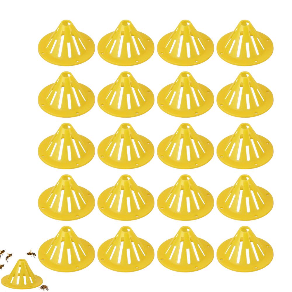 20Pcs Beehive Entrance Exit Cone Plastic Beehive One Way Entrance Gate Door Beekeeping Supplies for Beginners and Professional