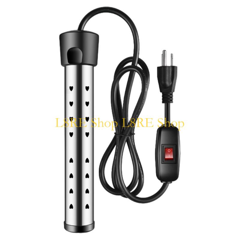 L8RE Portable 1500W Electric Immersions Water Heater Suitable for Bathtub Pool