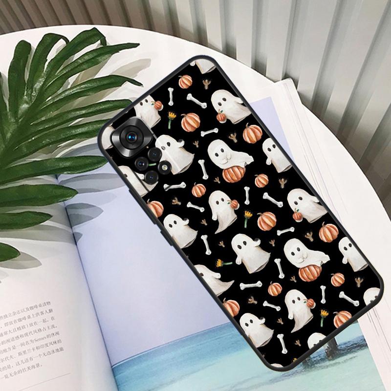 Autumn Leaves Pumpkin Halloween Funda For Xiaomi Redmi Note 13 10 11 12 14 15 Pro Plus Case For Redmi 15C 12C 13C 14C 10C 15