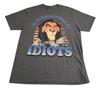Disney The Lion King Scar Im Surrounded By Idiots Graphic T-Shirt Reprint NEW