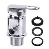 Flexibler Schlauch Wasserhahn Handbrause Mischbatterie Shampoo-Erlebnis Silber Kompletter Installationssatz Sanfter Wasserfluss