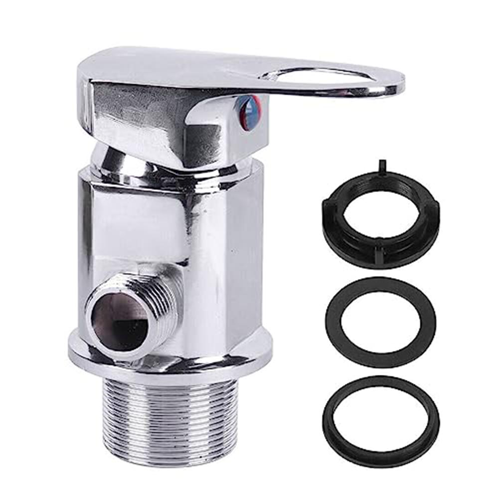 Flexibler Schlauch Wasserhahn Handbrause Mischbatterie Shampoo-Erlebnis Silber Kompletter Installationssatz Sanfter Wasserfluss
