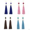 Hooked Long Tassel Earrings Women Bohemian Style Dangle Earring 12cm
