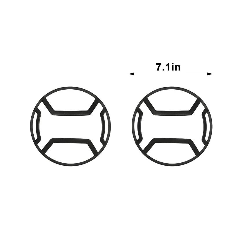 Car Headlight Metal Decoration Lamp Protective Cover for Suzuki Jimny 2019 Up Exterior Accessories