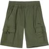 Woven Cargo Casual Functional Solid Color Work Shorts Men Shorts 635852-74