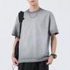 Men Fake Layer Hem T Shirt Crew Neck Short Sleeve Loose Casual Minimal Street Daily Summer Basic Top