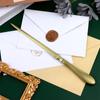 2Pcs Gold Letter Opener, Envelope Opener Knife Metal Letter Opening Knife