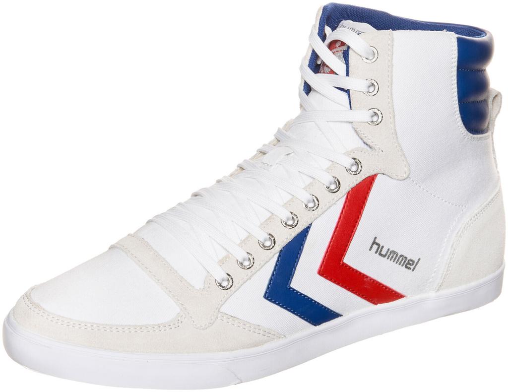 Кроссовки Hummel Slimmer Stadil High Canvas 511 белый/синий/красный/зеленый