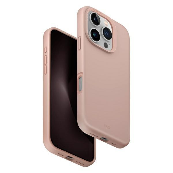 Uniq Etui Lino Hue Iphone 16 Pro 6.3Magclick Charging Różowy/Blush Pink