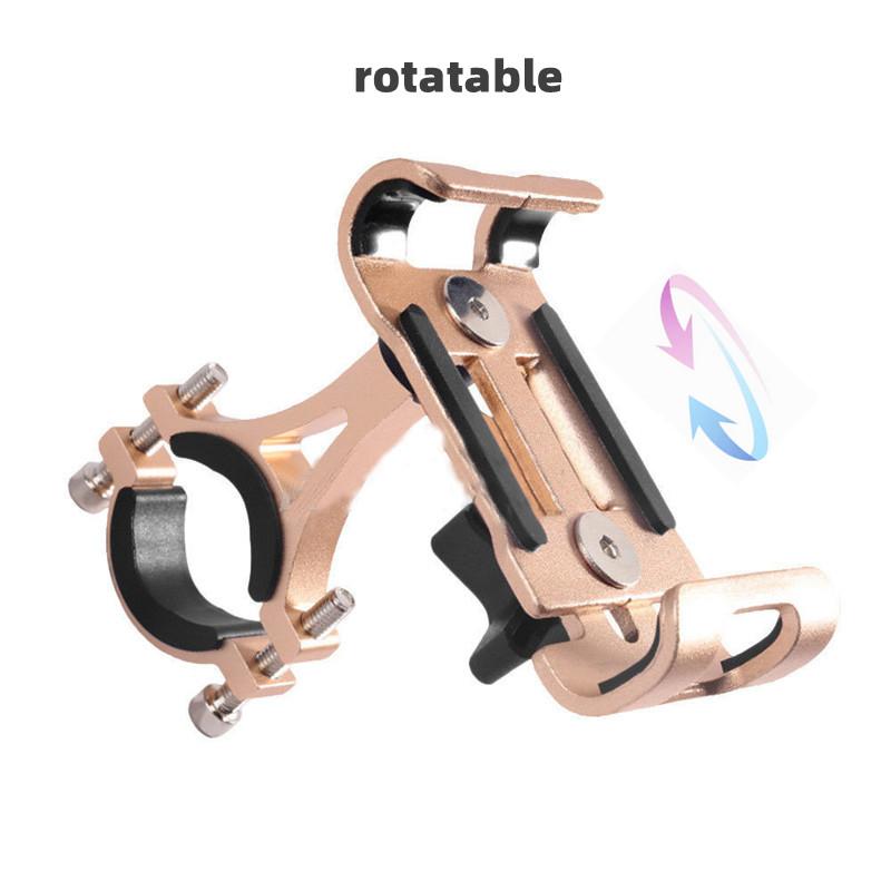 Metal Motorcycle Bike Phone Holder Aluminum Alloy Anti-slip Bracket GPS Clip Universal Bicycle Stand Support for All Smartphones