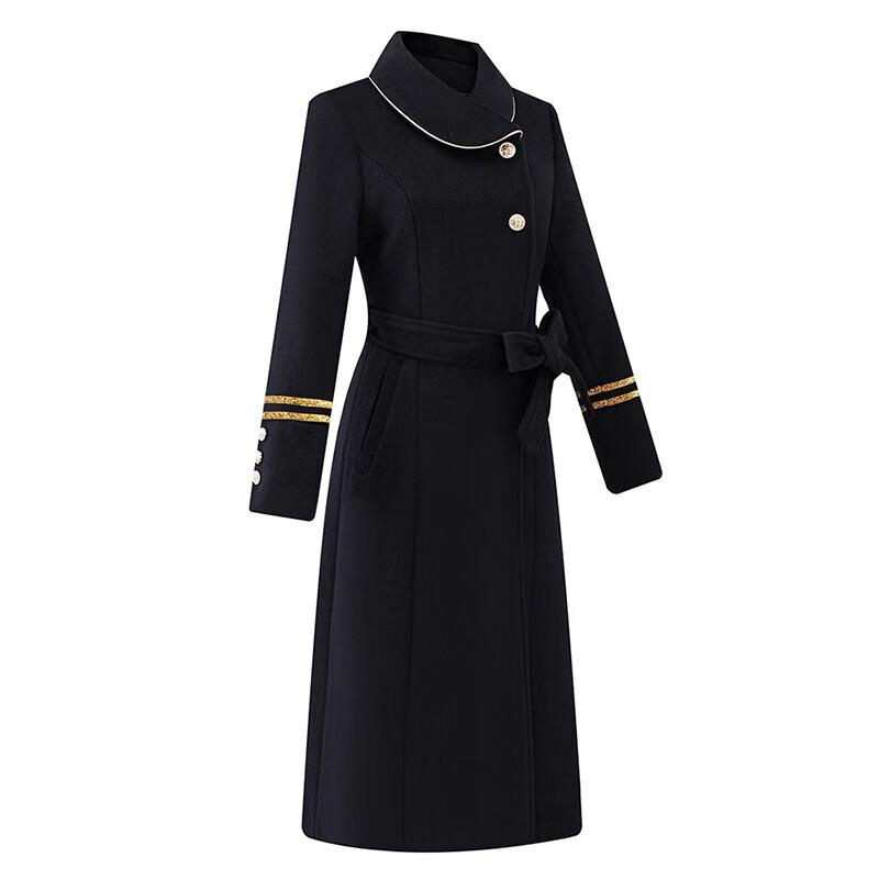 Toluoman Women's Professional Wool Blend Uniform Coat