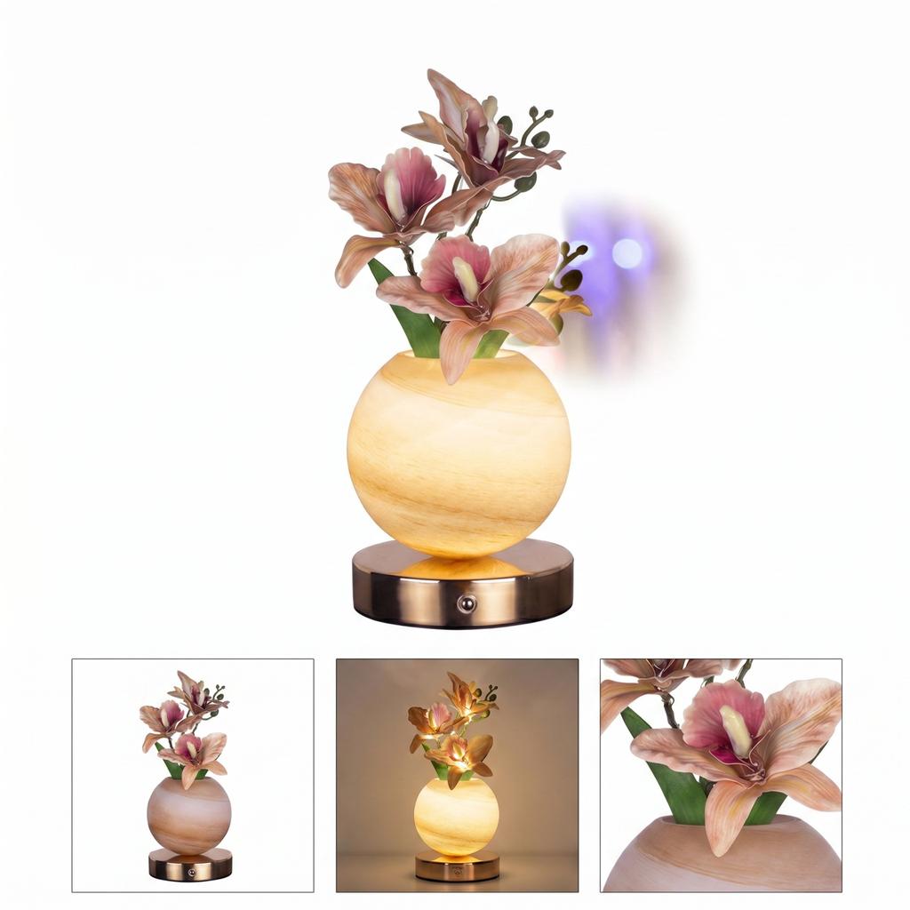 Artificial Phalaenopsis Planet for Home Decor
