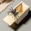 Prank Spider Wooden Scare Box Hidden In Case Joke Trick Play Kids Adult Fun Toy