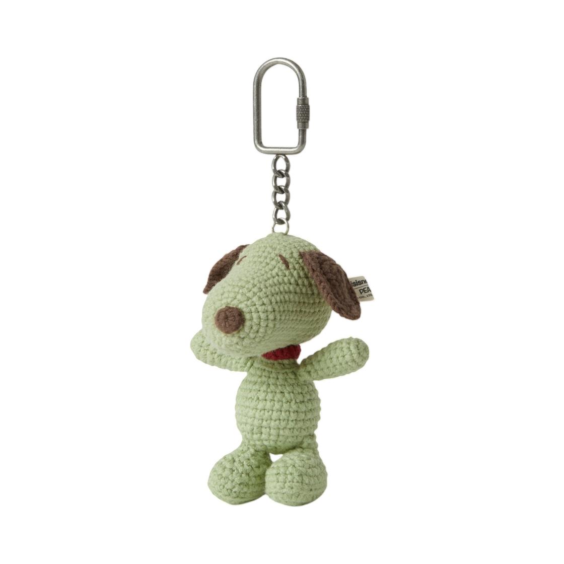 Thisisneverthat x Peanuts Crochet Plush Keychain Green ONE SIZE зелёный
