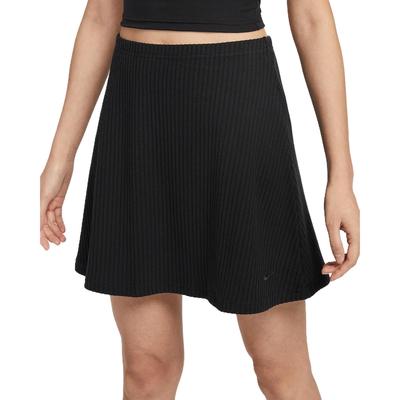 Swoosh Comfortable Versatile Skin-Friendly Fashion Casual Skirt Women Skirts Black HJ1840-010