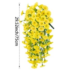 Fake Morning Glory Hanging Flowers-Artificial Petunias Plants For Home Garden Wall Hanging Wedding Party Festival Decoration