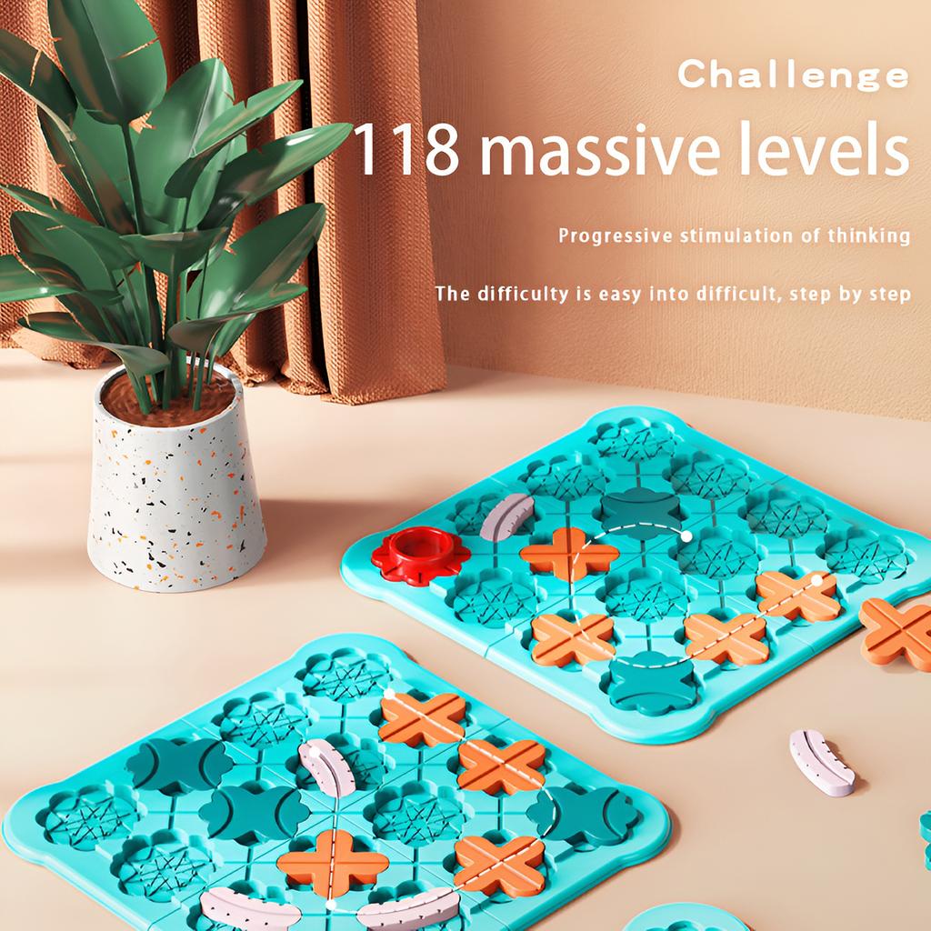 Road maze tour puzzle track toy parent-child interactive board game back engineering car puzzle toy