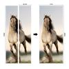 Meiji Creative Environmental Protection Stallion 3D Door Sticker Renovation Self-Adhesive Bedroom Wall Sticker Direct Sales Door Frame