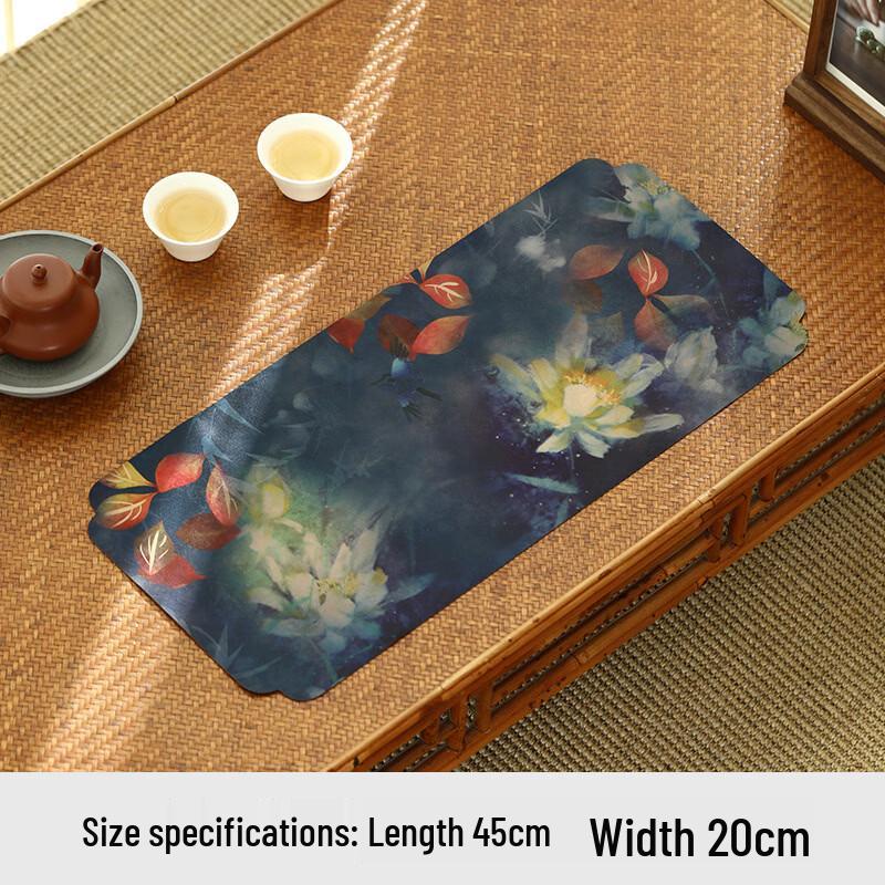Zen-Inspired Fabric Tea Mat