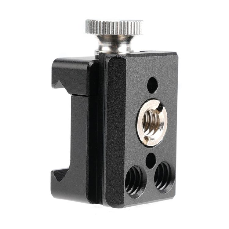 

Camera Cheese Mounting Plate Camera Cheese Plate Tripod Mount 1/4 3/8 Positioning Cold Boot Cheese Clip Attachment 1