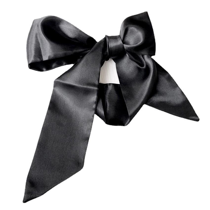 Black and Red Satin Erotic Eye Mask Blindfold for Adults